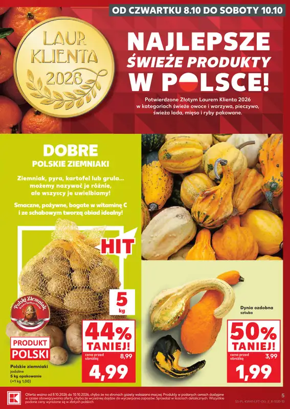 Kaufland - gazetka promocyjna Gazetka Tygodnia od czwartku 08.10 do środy 14.10 - strona 5