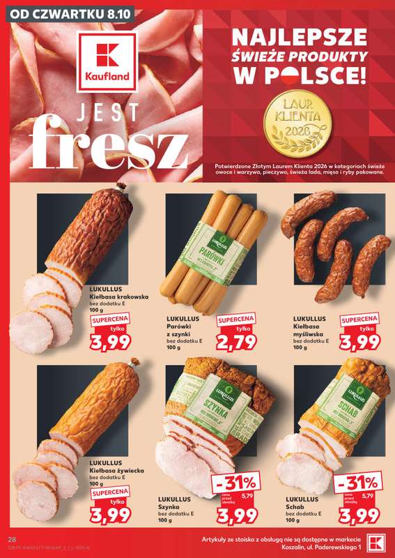 Kaufland - gazetka promocyjna Gazetka Tygodnia od czwartku 08.10 do środy 14.10 - strona 28
