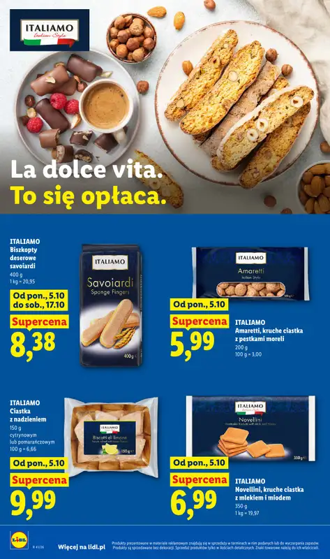 Lidl - gazetka promocyjna Od poniedziałku od poniedziałku 05.10 do środy 07.10 - strona 58