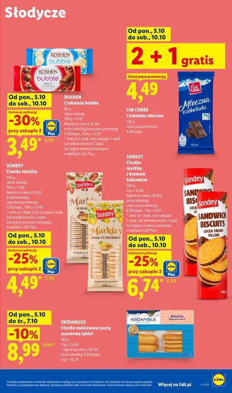 Lidl - gazetka promocyjna Od poniedziałku od poniedziałku 05.10 do środy 07.10 - strona 71