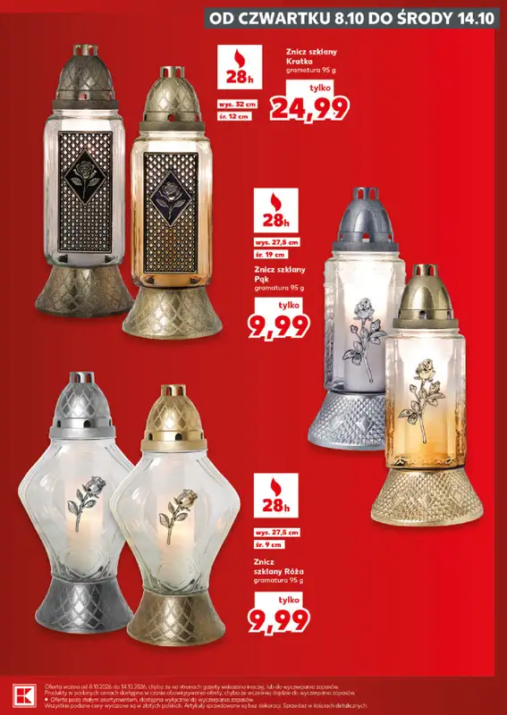 Kaufland - gazetka promocyjna Oferta Kaufland - Znicze od czwartku 08.10 do środy 14.10 - strona 5