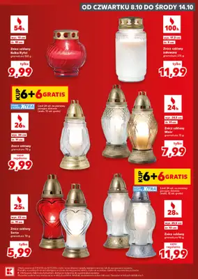 Kaufland - gazetka promocyjna Oferta Kaufland - Znicze od czwartku 08.10 do środy 14.10 - strona 3