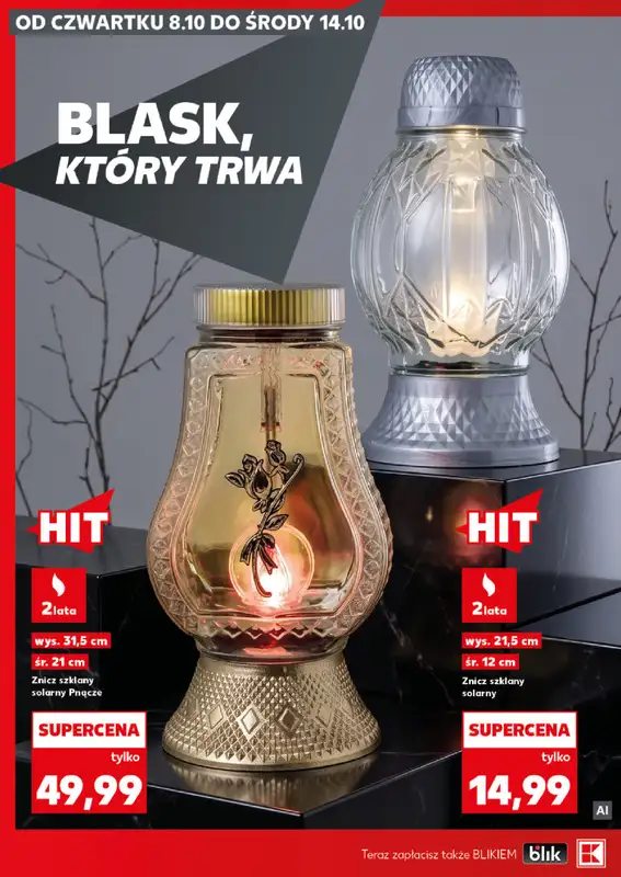 Kaufland - gazetka promocyjna Oferta Kaufland - Znicze od czwartku 08.10 do środy 14.10 - strona 14
