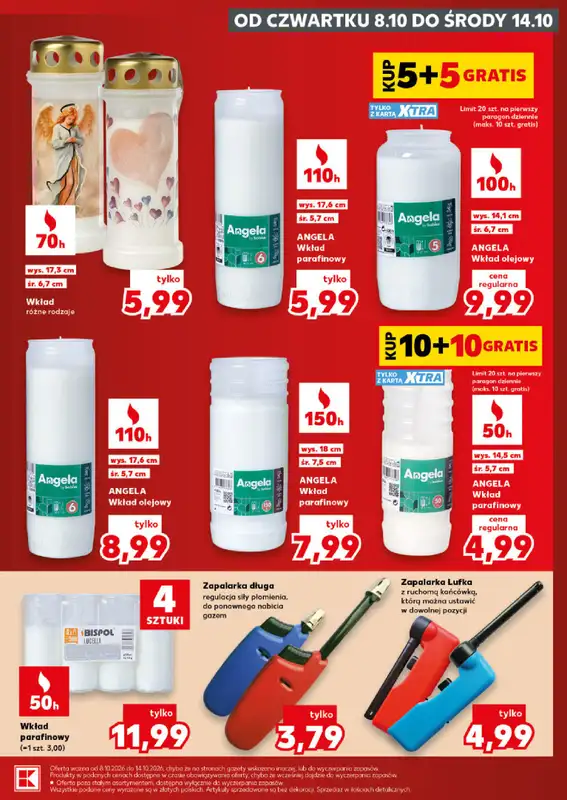 Kaufland - gazetka promocyjna Oferta Kaufland - Znicze od czwartku 08.10 do środy 14.10 - strona 17