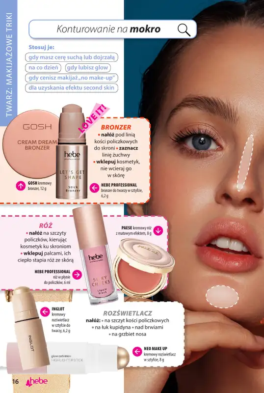 Hebe - gazetka promocyjna Katalog Trendy w makijażu od wtorku 06.10  - strona 16