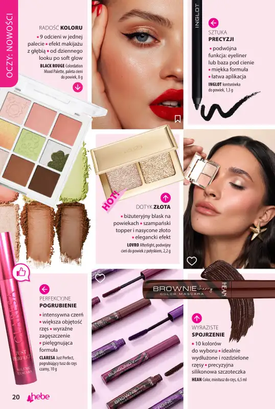 Hebe - gazetka promocyjna Katalog Trendy w makijażu od wtorku 06.10  - strona 20