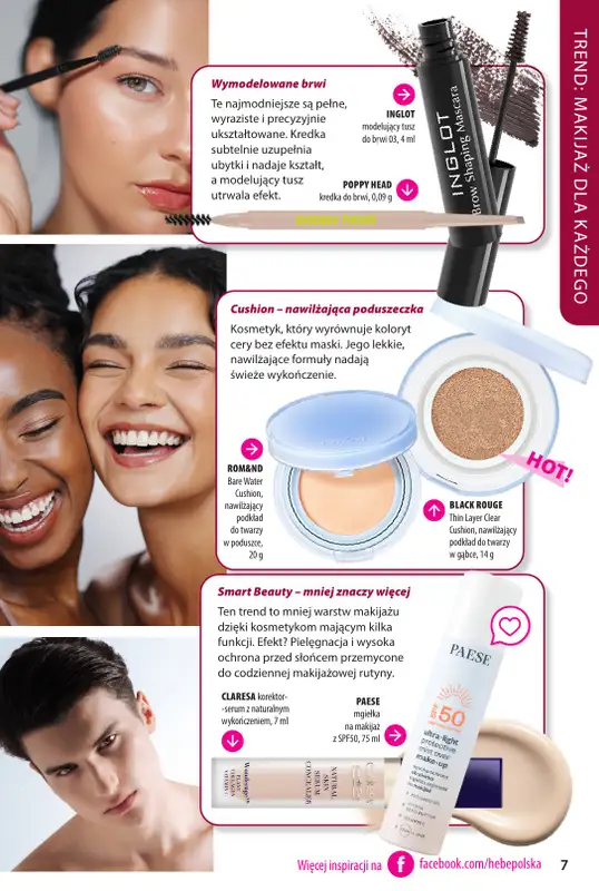 Hebe - gazetka promocyjna Katalog Trendy w makijażu od wtorku 06.10  - strona 7