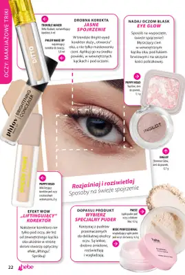 Hebe - gazetka promocyjna Katalog Trendy w makijażu od wtorku 06.10  - strona 22