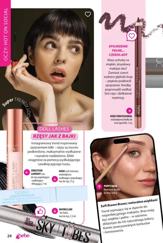 Hebe - gazetka promocyjna Katalog Trendy w makijażu od wtorku 06.10  - strona 24