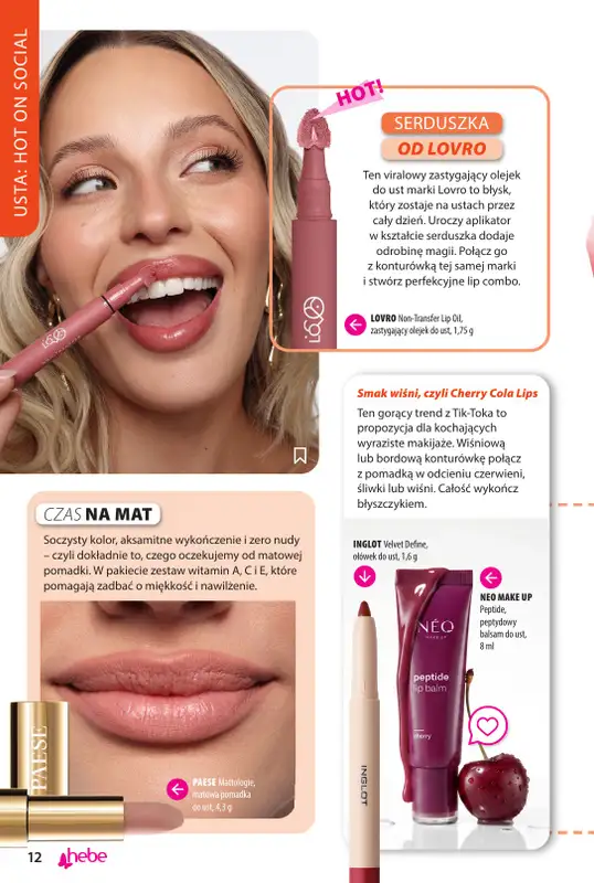 Hebe - gazetka promocyjna Katalog Trendy w makijażu od wtorku 06.10  - strona 12