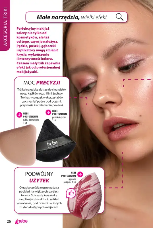 Hebe - gazetka promocyjna Katalog Trendy w makijażu od wtorku 06.10  - strona 26