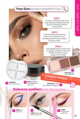 Hebe - gazetka promocyjna Katalog Trendy w makijażu od wtorku 06.10  - strona 23