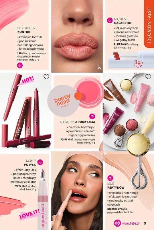 Hebe - gazetka promocyjna Katalog Trendy w makijażu od wtorku 06.10  - strona 9