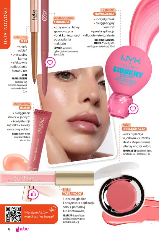 Hebe - gazetka promocyjna Katalog Trendy w makijażu od wtorku 06.10  - strona 8