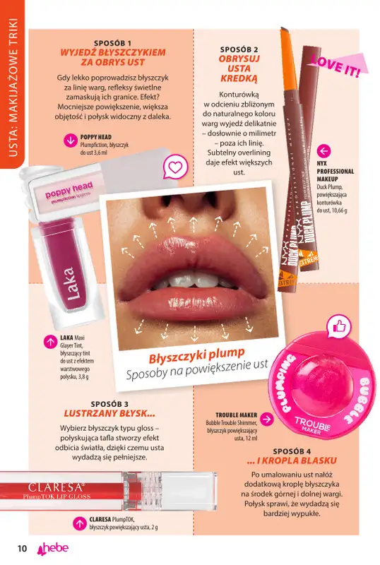 Hebe - gazetka promocyjna Katalog Trendy w makijażu od wtorku 06.10  - strona 10