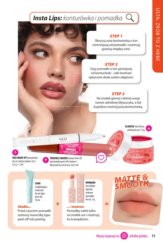 Hebe - gazetka promocyjna Katalog Trendy w makijażu od wtorku 06.10  - strona 11