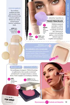 Hebe - gazetka promocyjna Katalog Trendy w makijażu od wtorku 06.10  - strona 19