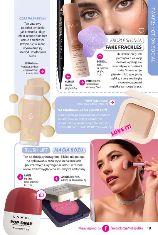 Hebe - gazetka promocyjna Katalog Trendy w makijażu od wtorku 06.10  - strona 19