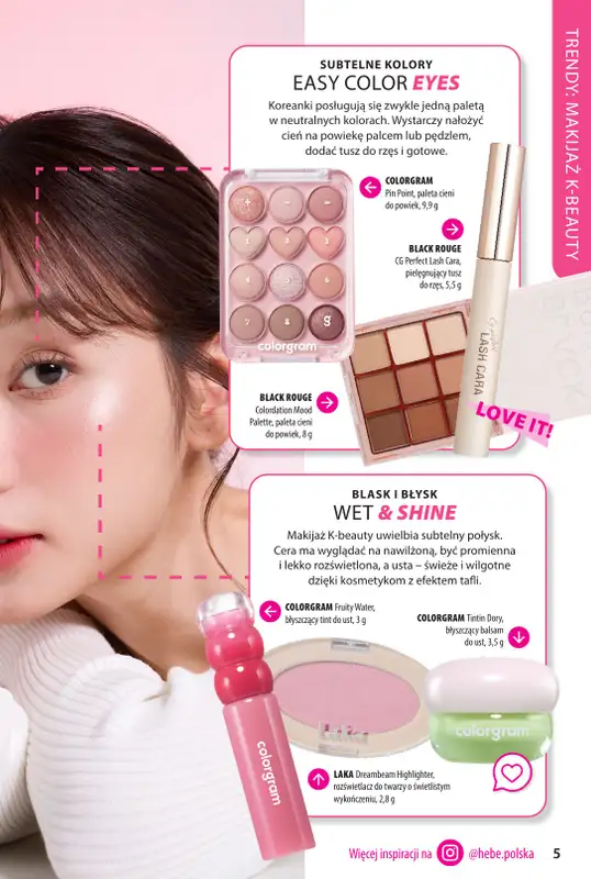 Hebe - gazetka promocyjna Katalog Trendy w makijażu od wtorku 06.10  - strona 5