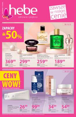 Hebe - gazetka promocyjna Gazetka od wtorku 06.10 do wtorku 20.10