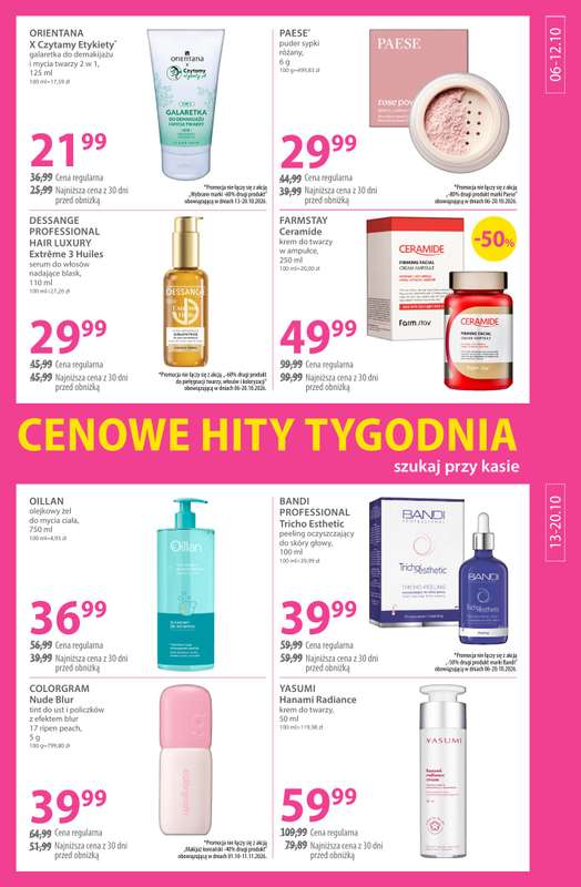 Hebe - gazetka promocyjna Gazetka od wtorku 06.10 do wtorku 20.10 - strona 11