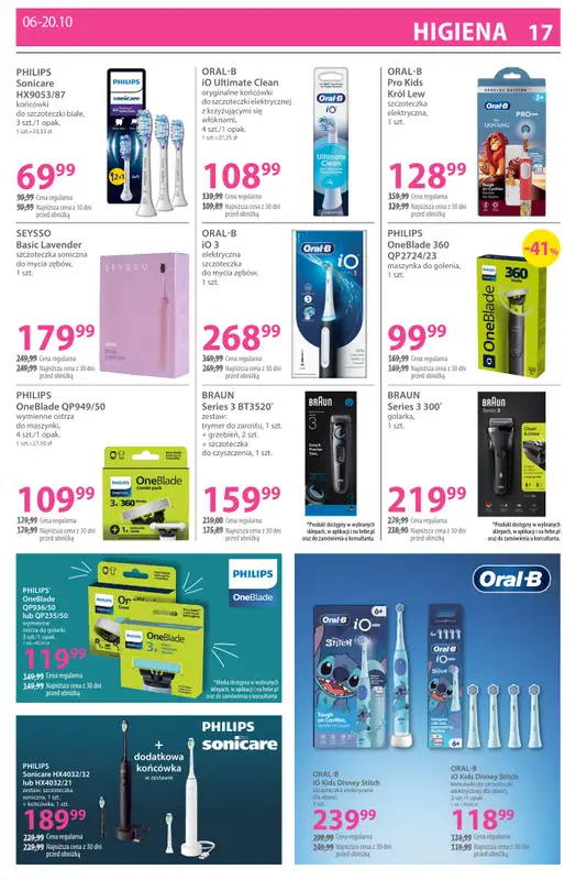 Hebe - gazetka promocyjna Gazetka od wtorku 06.10 do wtorku 20.10 - strona 17