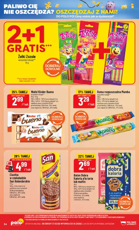 POLOmarket - gazetka promocyjna Gazetka od środy 07.10 do wtorku 13.10 - strona 54