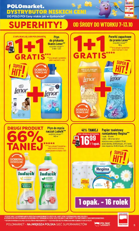 POLOmarket - gazetka promocyjna Gazetka od środy 07.10 do wtorku 13.10 - strona 5