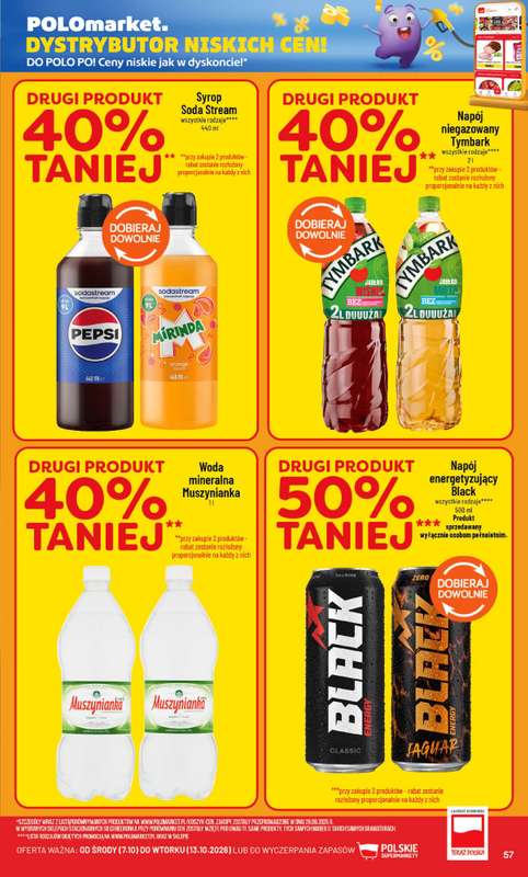 POLOmarket - gazetka promocyjna Gazetka od środy 07.10 do wtorku 13.10 - strona 57