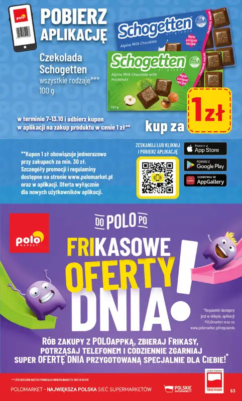 POLOmarket - gazetka promocyjna Gazetka od środy 07.10 do wtorku 13.10 - strona 63