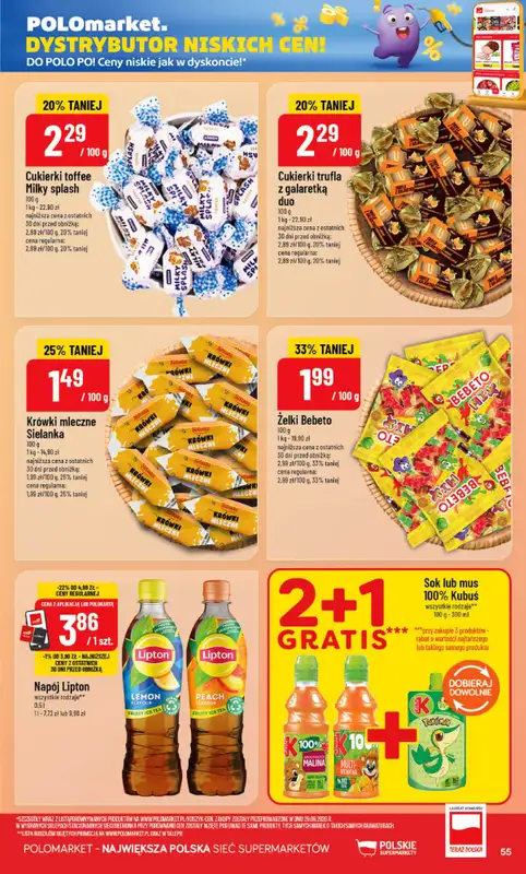 POLOmarket - gazetka promocyjna Gazetka od środy 07.10 do wtorku 13.10 - strona 55