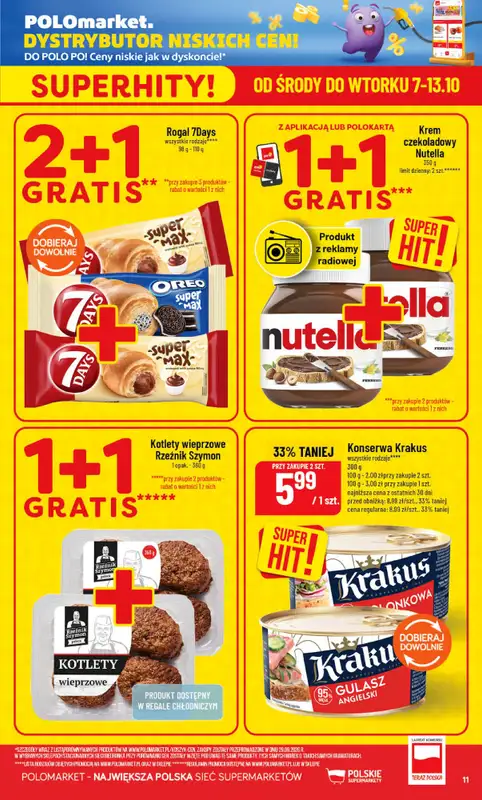 POLOmarket - gazetka promocyjna Gazetka od środy 07.10 do wtorku 13.10 - strona 11
