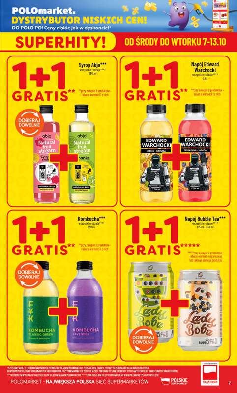POLOmarket - gazetka promocyjna Gazetka od środy 07.10 do wtorku 13.10 - strona 7