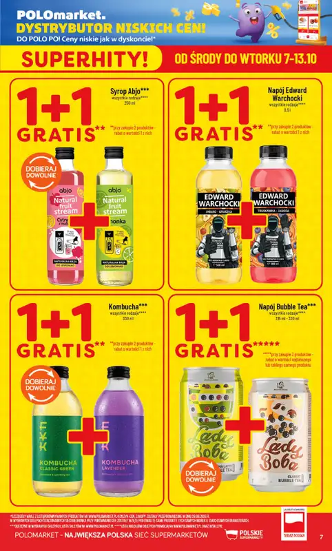 POLOmarket - gazetka promocyjna Gazetka od środy 07.10 do wtorku 13.10 - strona 7
