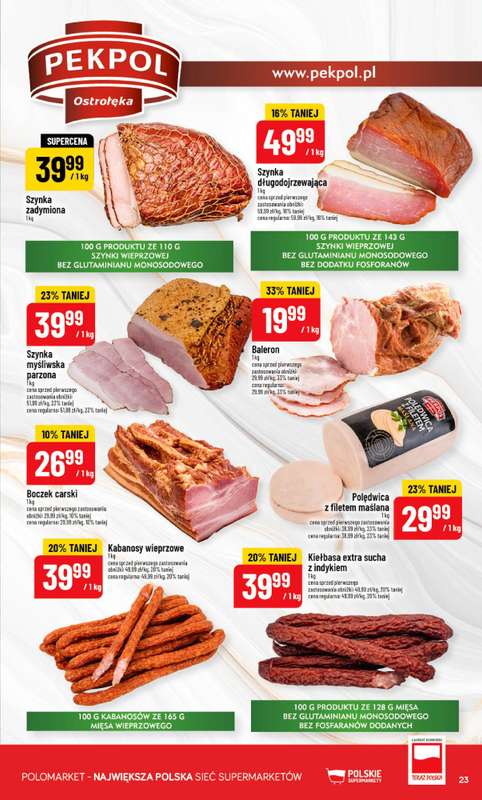 POLOmarket - gazetka promocyjna Gazetka od środy 07.10 do wtorku 13.10 - strona 23
