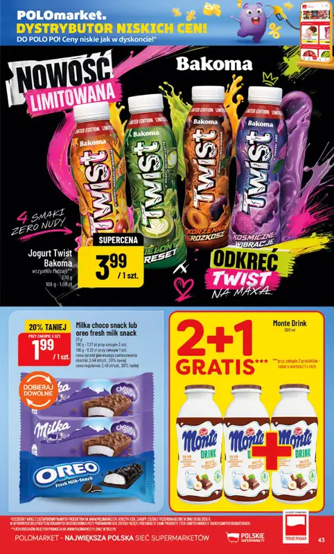 POLOmarket - gazetka promocyjna Gazetka od środy 07.10 do wtorku 13.10 - strona 43
