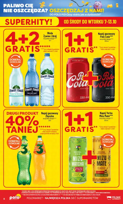 POLOmarket - gazetka promocyjna Gazetka od środy 07.10 do wtorku 13.10 - strona 8