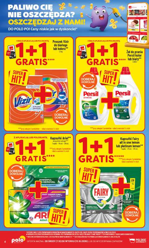 POLOmarket - gazetka promocyjna Gazetka od środy 07.10 do wtorku 13.10 - strona 4