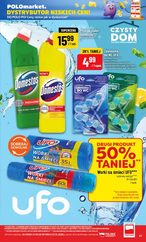 POLOmarket - gazetka promocyjna Gazetka od środy 07.10 do wtorku 13.10 - strona 67