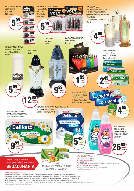 Sedal - gazetka promocyjna Gazetka od środy 07.10 do soboty 17.10 - strona 6