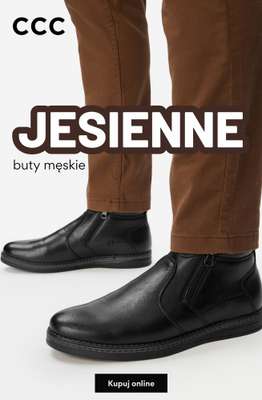 CCC - gazetka promocyjna Jesienne buty męskie od wtorku 06.10 