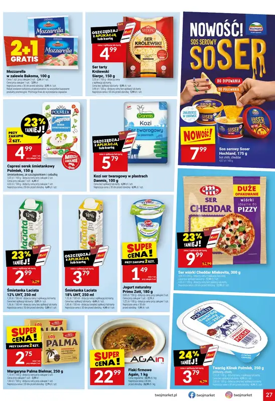 Twój Market - gazetka promocyjna Gazetka od środy 07.10 do wtorku 13.10 - strona 27