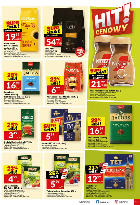 Twój Market - gazetka promocyjna Gazetka od środy 07.10 do wtorku 13.10 - strona 11