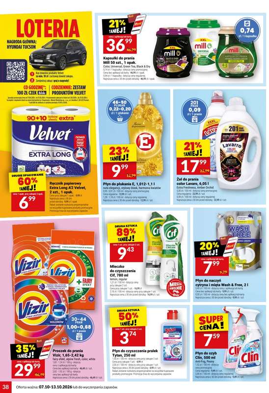 Twój Market - gazetka promocyjna Gazetka od środy 07.10 do wtorku 13.10 - strona 38