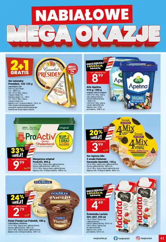 Twój Market - gazetka promocyjna Gazetka od środy 07.10 do wtorku 13.10 - strona 41