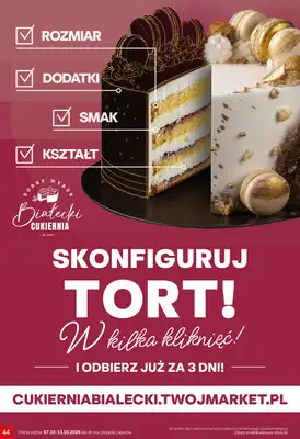 Twój Market - gazetka promocyjna Gazetka od środy 07.10 do wtorku 13.10 - strona 44