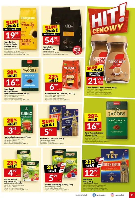 Twój Market - gazetka promocyjna Gazetka od środy 07.10 do wtorku 13.10 - strona 11