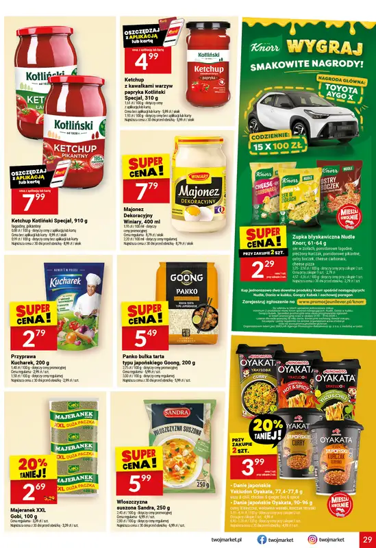 Twój Market - gazetka promocyjna Gazetka od środy 07.10 do wtorku 13.10 - strona 29