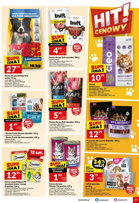 Twój Market - gazetka promocyjna Gazetka od środy 07.10 do wtorku 13.10 - strona 37