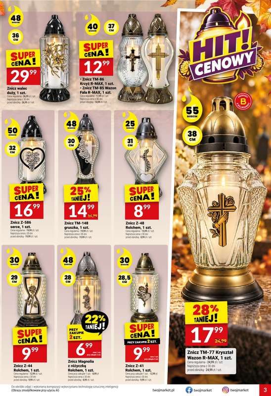 Twój Market - gazetka promocyjna Gazetka od środy 07.10 do wtorku 13.10 - strona 3